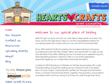 Tablet Screenshot of heartsandcraftscounseling.org